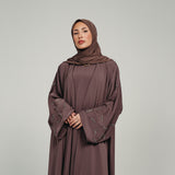 EMBELLISHED SLEEVE DARK MAUVE