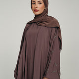 EMBELLISHED SLEEVE DARK MAUVE